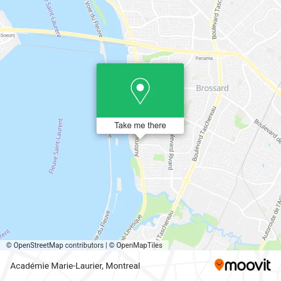 Académie Marie-Laurier map