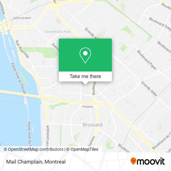 Mail Champlain map