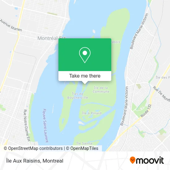 Île Aux Raisins map