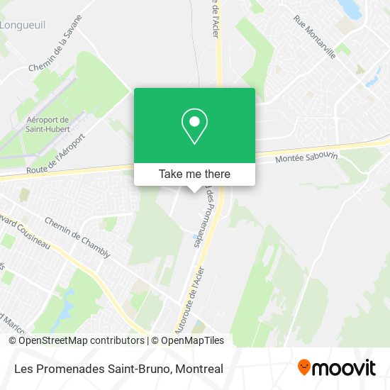 Les Promenades Saint-Bruno map
