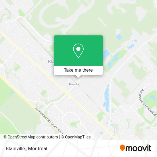 Blainville, map