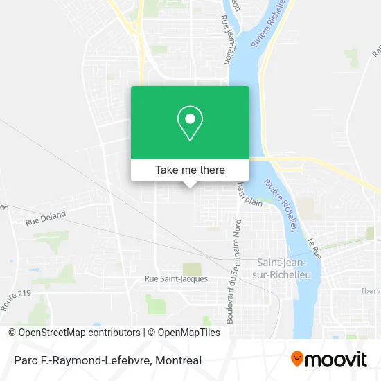 Parc F.-Raymond-Lefebvre map