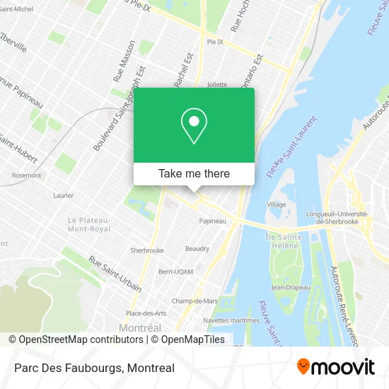 Parc Des Faubourgs map