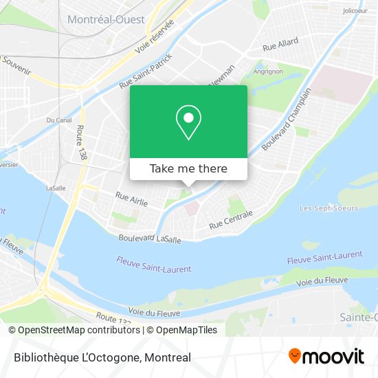 Bibliothèque L’Octogone map
