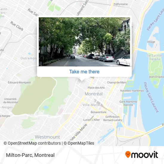 Milton-Parc map
