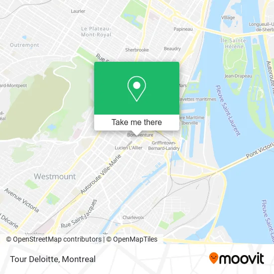 Tour Deloitte map
