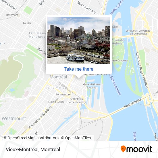 Vieux-Montréal map