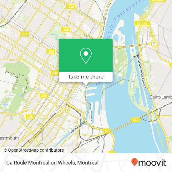 Ca Roule Montreal on Wheels map