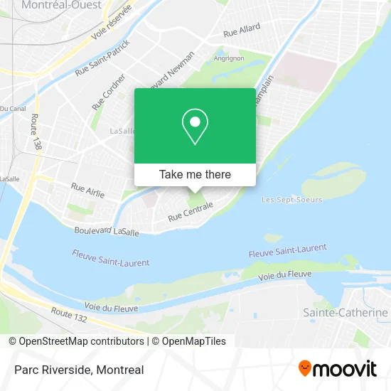 Parc Riverside map