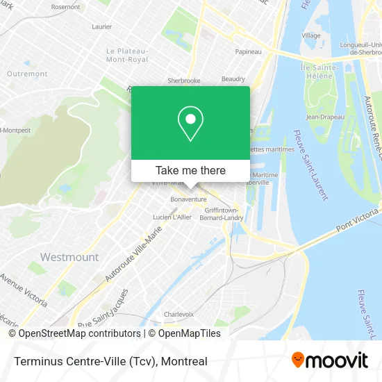 Terminus Centre-Ville (Tcv) map