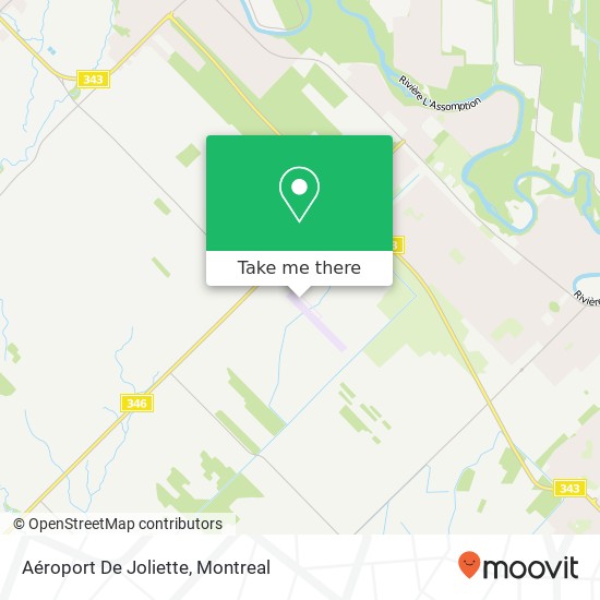 Aéroport De Joliette map