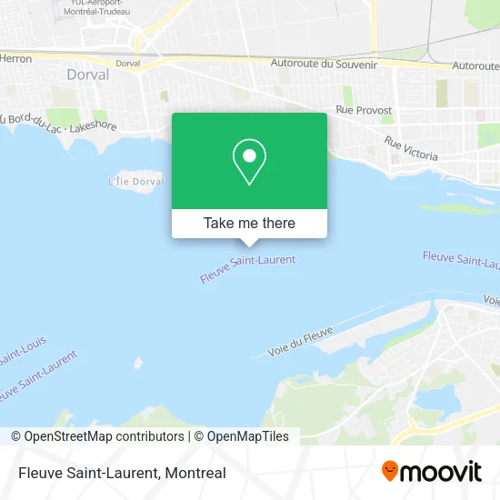 Fleuve Saint-Laurent map
