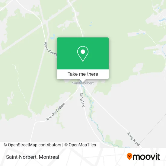 Saint-Norbert map
