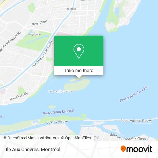 Île Aux Chèvres map