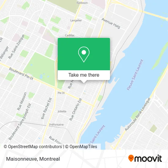 Maisonneuve map
