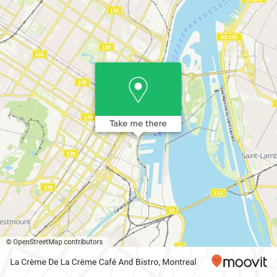 La Crème De La Crème Café‎ And Bistro map