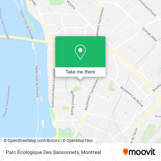 Parc Écologique Des Sansonnets map