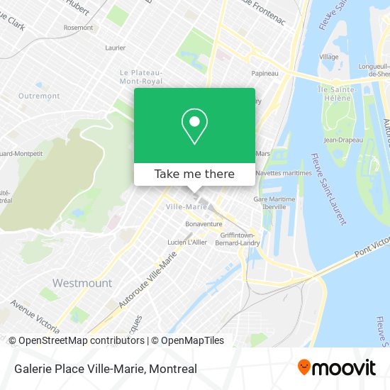 Galerie Place Ville-Marie map