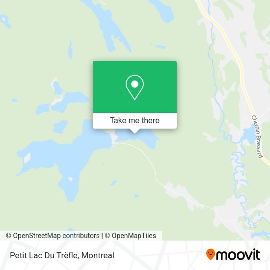 Petit Lac Du Trèfle map