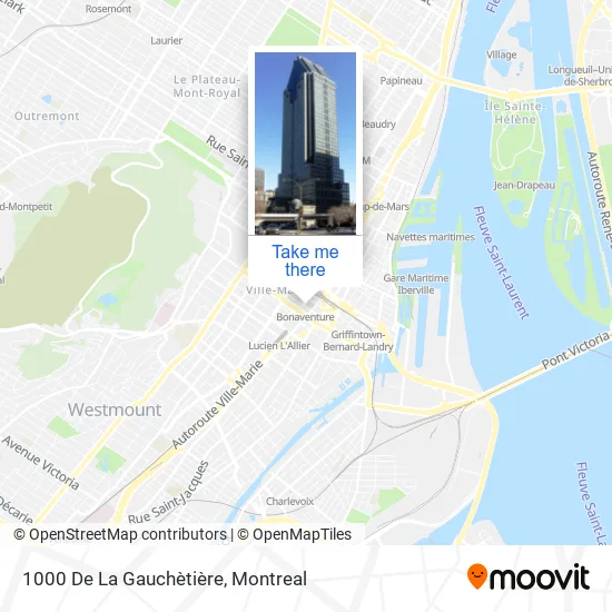 1000 De La Gauchètière map