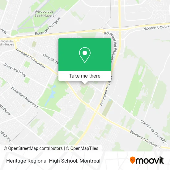 Heritage Regional High School map