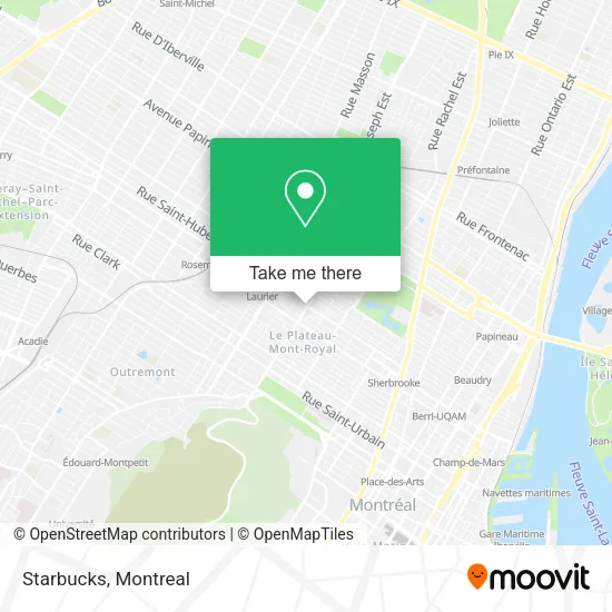 Starbucks map