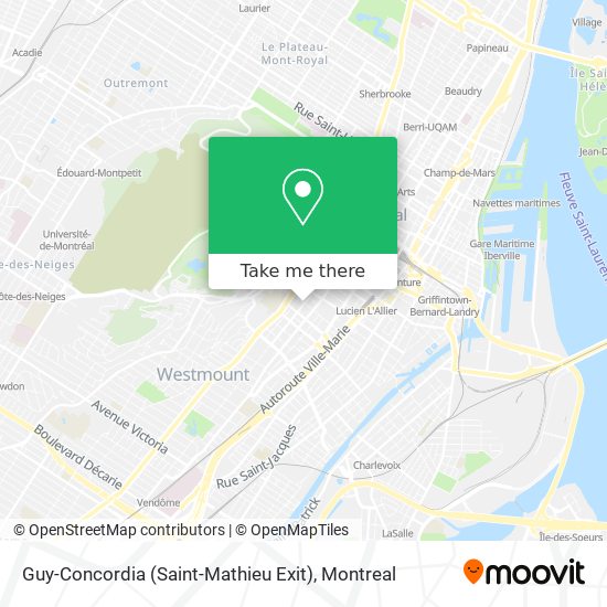 How To Get To Guy Concordia Saint Mathieu Exit In Montreal By Bus Metro Or Train