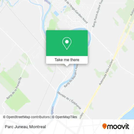 Parc Juneau map