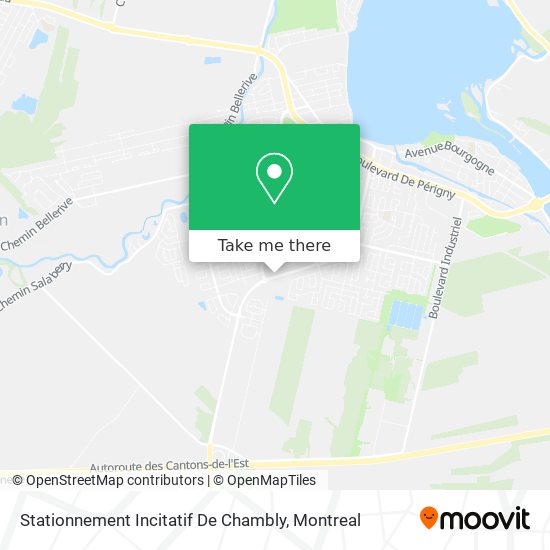 Stationnement Incitatif De Chambly map
