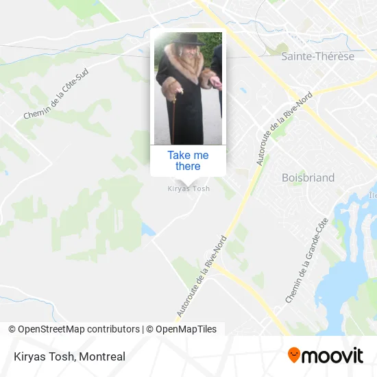 Kiryas Tosh map