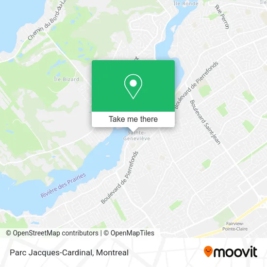 Parc Jacques-Cardinal map