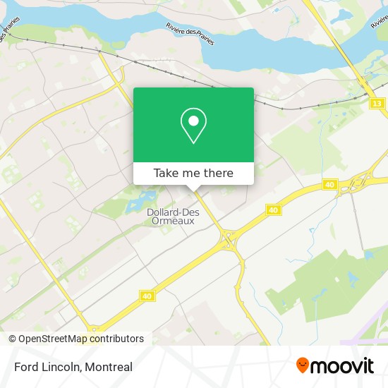 Ford Lincoln map
