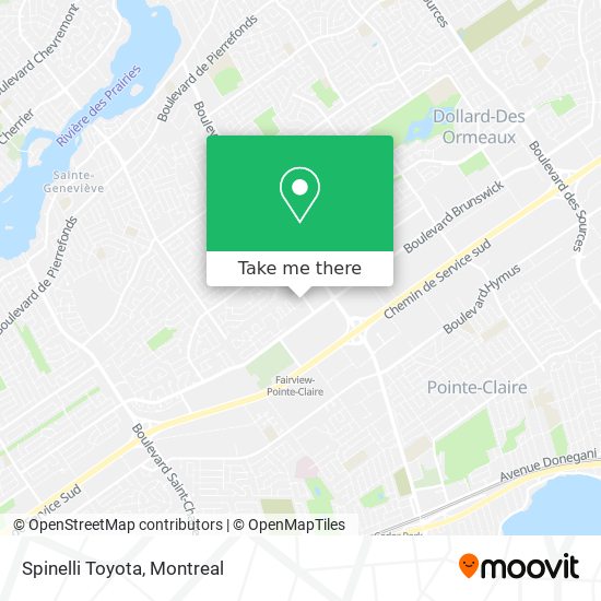 Spinelli Toyota map