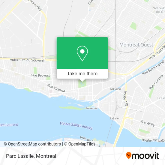 Parc Lasalle map