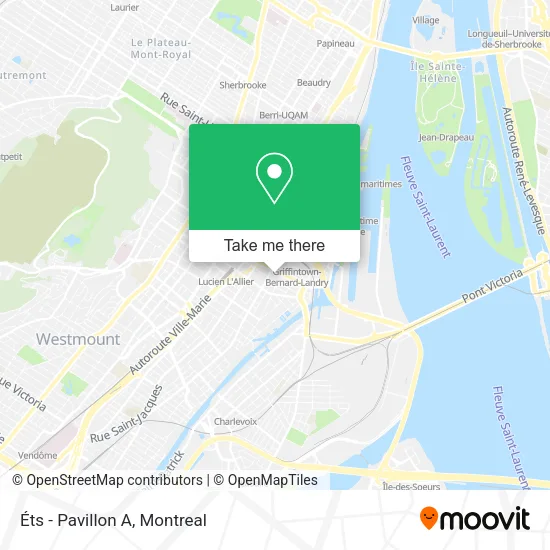 Éts - Pavillon A map