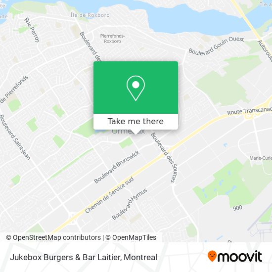 Jukebox Burgers & Bar Laitier map