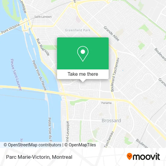 Parc Marie-Victorin map