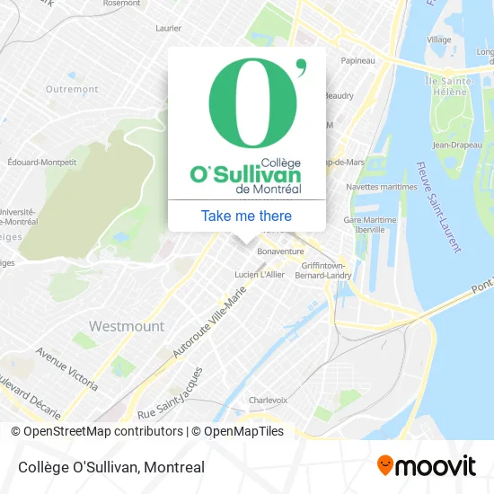 Collège O'Sullivan map