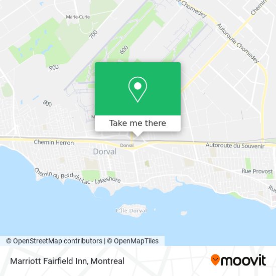 Marriott Fairfield Inn map