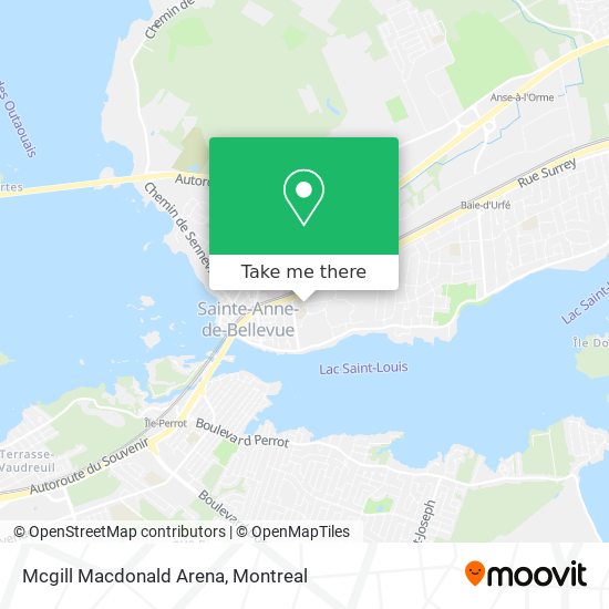 Mcgill Macdonald Arena map