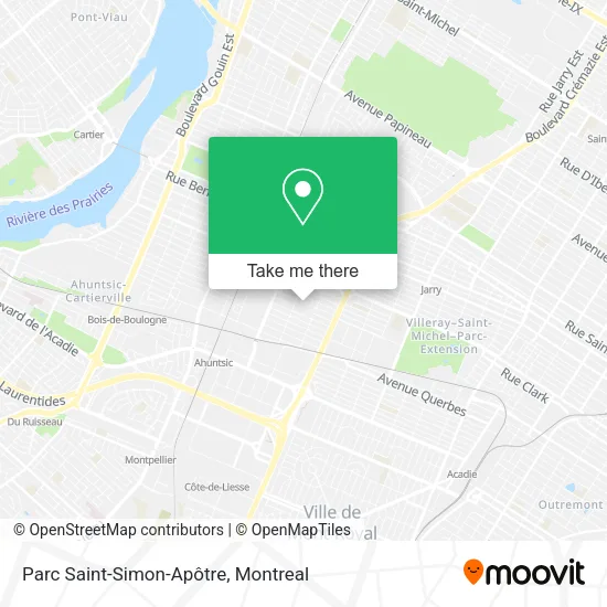 Parc Saint-Simon-Apôtre map