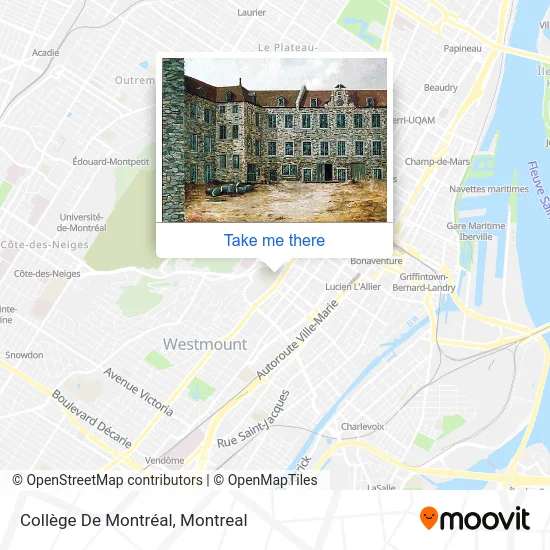 Collège De Montréal map