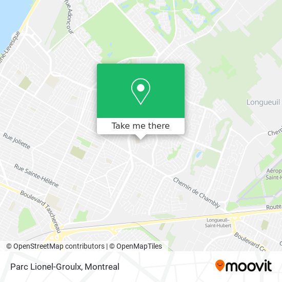 Parc Lionel-Groulx map