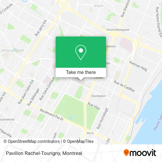 Pavillon Rachel-Tourigny map