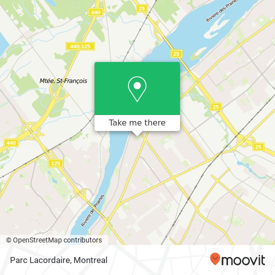 Parc Lacordaire map