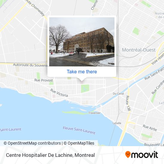 Centre Hospitalier De Lachine map