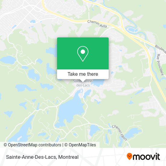Sainte-Anne-Des-Lacs map