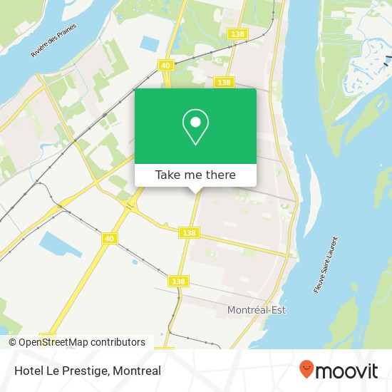 Hotel Le Prestige map