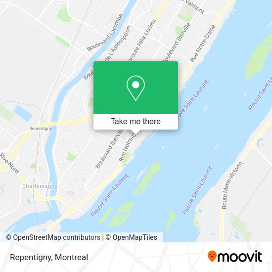 Repentigny map