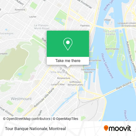 Tour Banque Nationale map